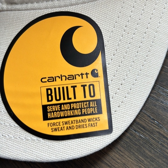 Carhartt Force Sweatband,Canvas,Floral Graphic Ball Cap,buckle close,wicks sweat - Picture 5 of 6